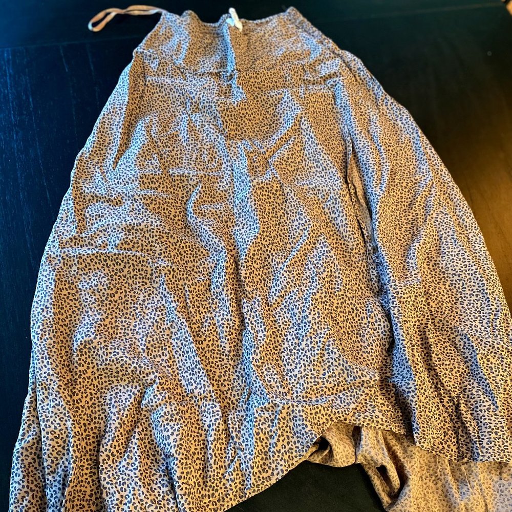 Animal Print Flowy Skirt